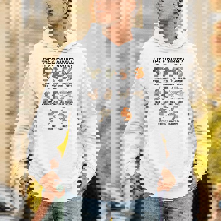 リスシャツの種類 おもしろリスシャツ リス Hoodie