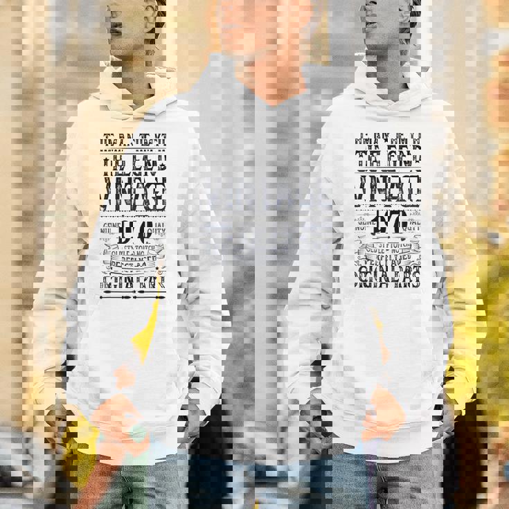 ヴィンテージ 1970 男性用 レトロ 面白い 1970 誕生日 パーカー