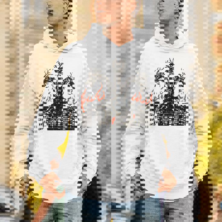 ヴィンテージ ドラゴンキング ギドラ アート サンセット 日本人 キッズ メンズ パーカー