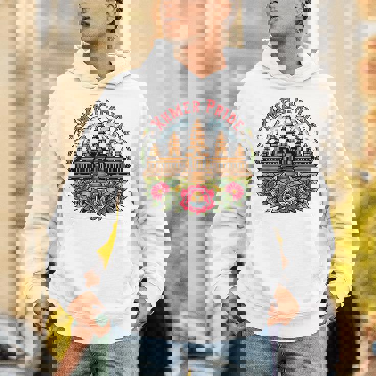 伝統的なカンボジアのクメールタトゥーデザインアンコールワット パーカー