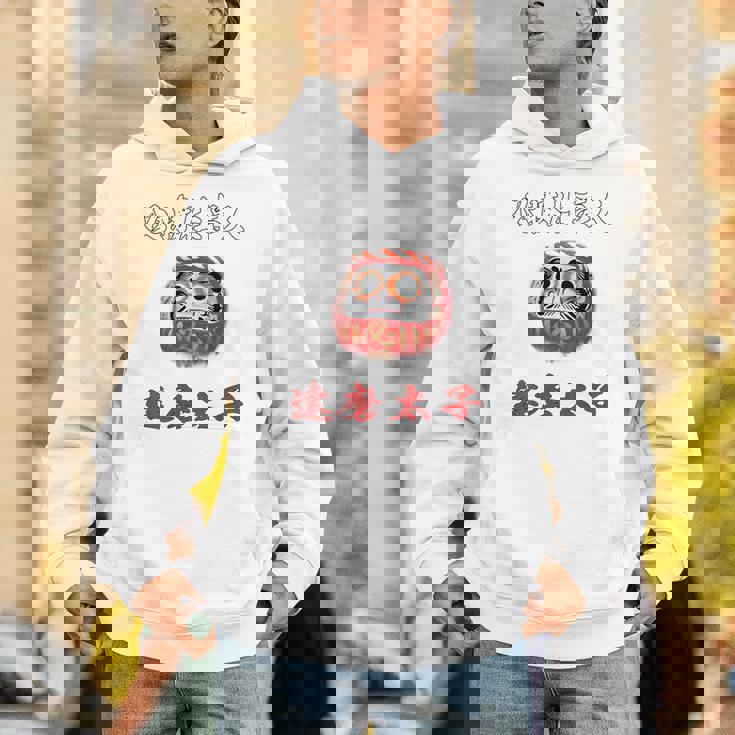 必勝 達磨 だるま ねじり鉢巻き 選挙 応援 合格 受験 バックプリント Hoodie