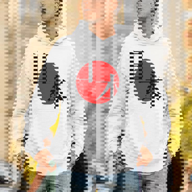 日の丸日本 国旗 ワンポイント パーカー