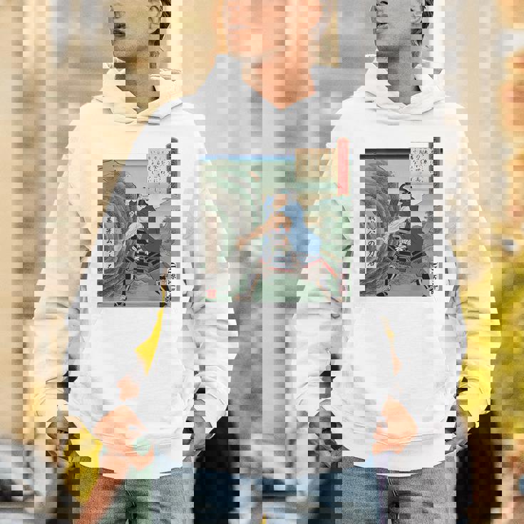 日本 浮世絵 出羽国 山形 山形城 ５７万石 最上義光 源氏 蔵王 力石 バックプリント パーカー