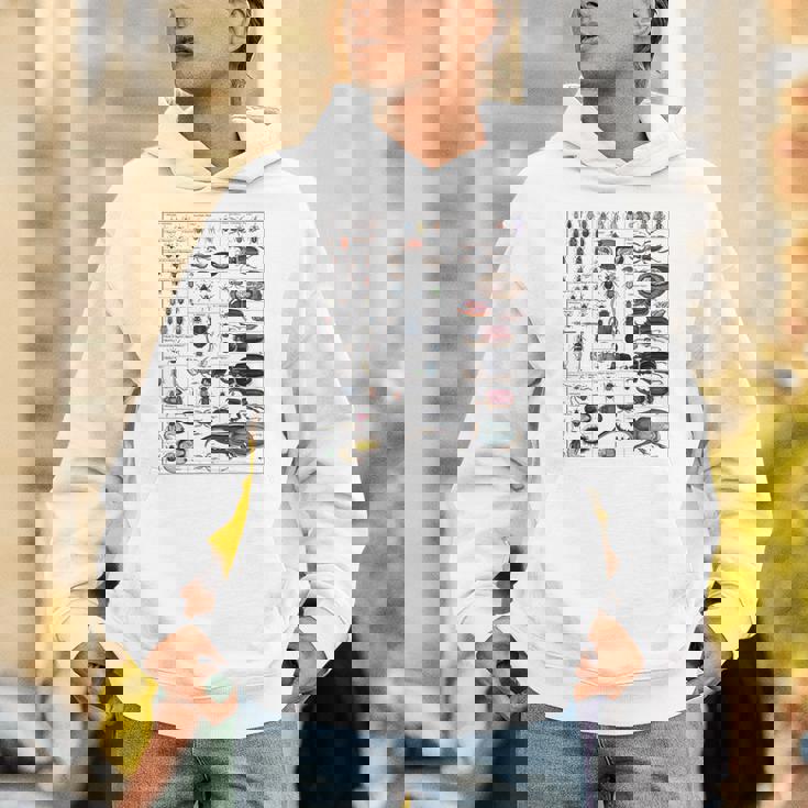 昆虫コレクション種ヴィンテージバグチャート昆虫学 Hoodie