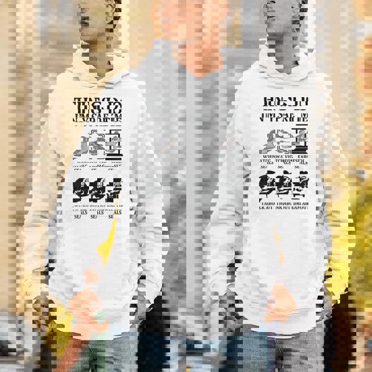 暇つぶし アザラシ 海 シーライフ かわいい 海 動物好き パーカー