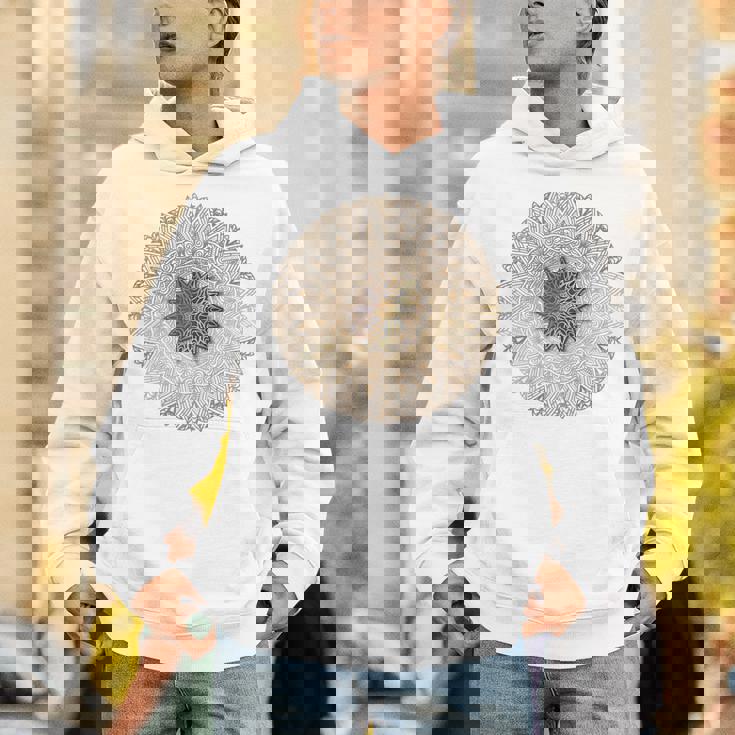 曼荼羅 最高のヨガバックプリント パーカー