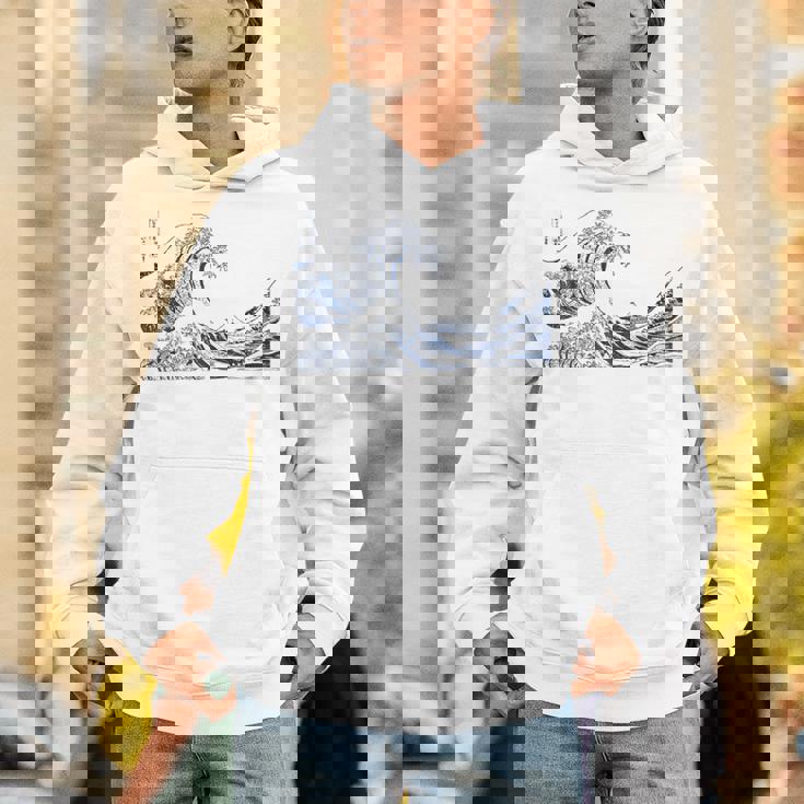 有名ヴィンテージアート グレートウェーブ 葛飾北斎 おしゃれ Hoodie