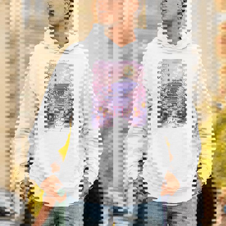 東京 日本 桜 夜景 お土産 パーカー