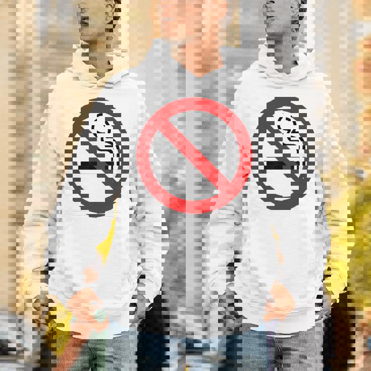 禁煙シンボル ノベルティ 禁煙サイン パーカー