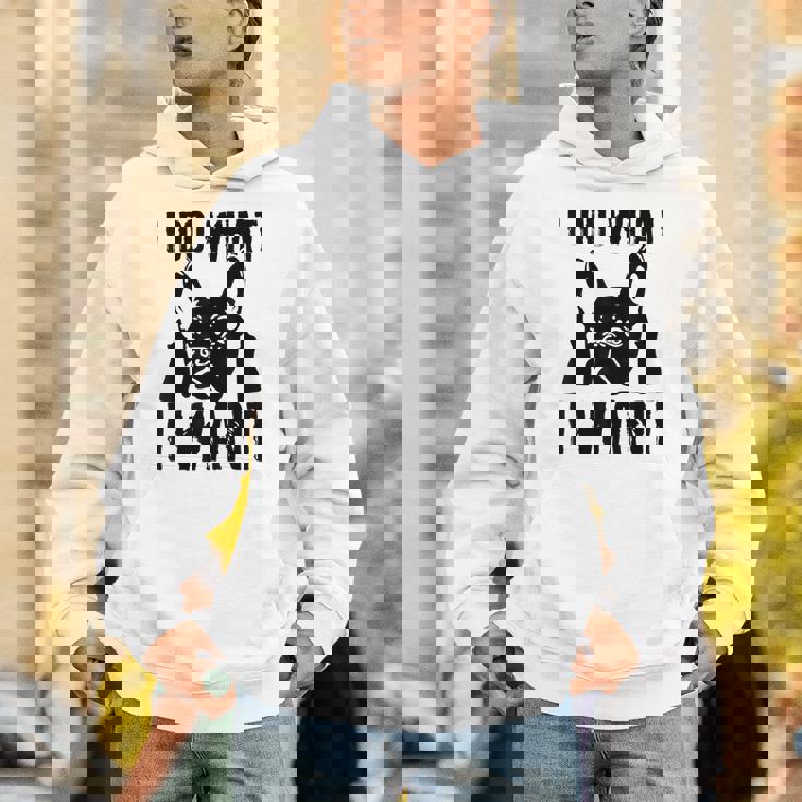 私がしたいことをする フレンチブルドッグ フレンチドッグ 犬 飼い主 犬 ギフト Hoodie