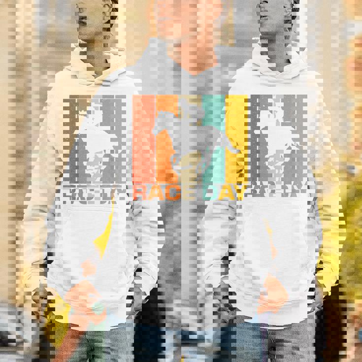 面白い 競馬 ビンテージ レースデー Ky ダービー 馬 ジョッキー パーカー