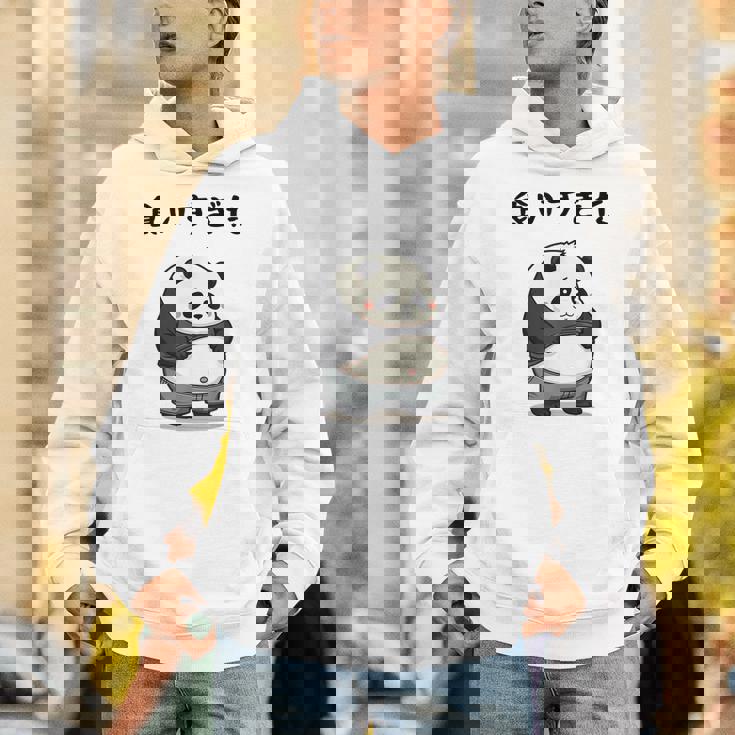 面白いtシャツ パンダ メンズ パンダ好き グッズ おもしろ面白い 服 ネタ ぽっちゃり 癒し系 ダイエット パーカー