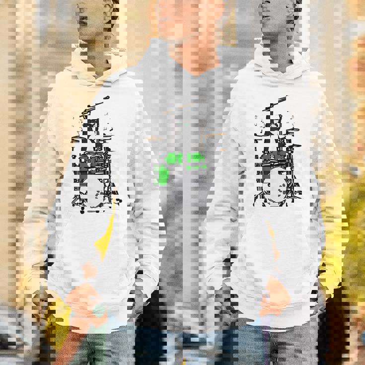 面白い猫 ドラム 猫 ドラマー 面白い ドラム 猫 Hoodie