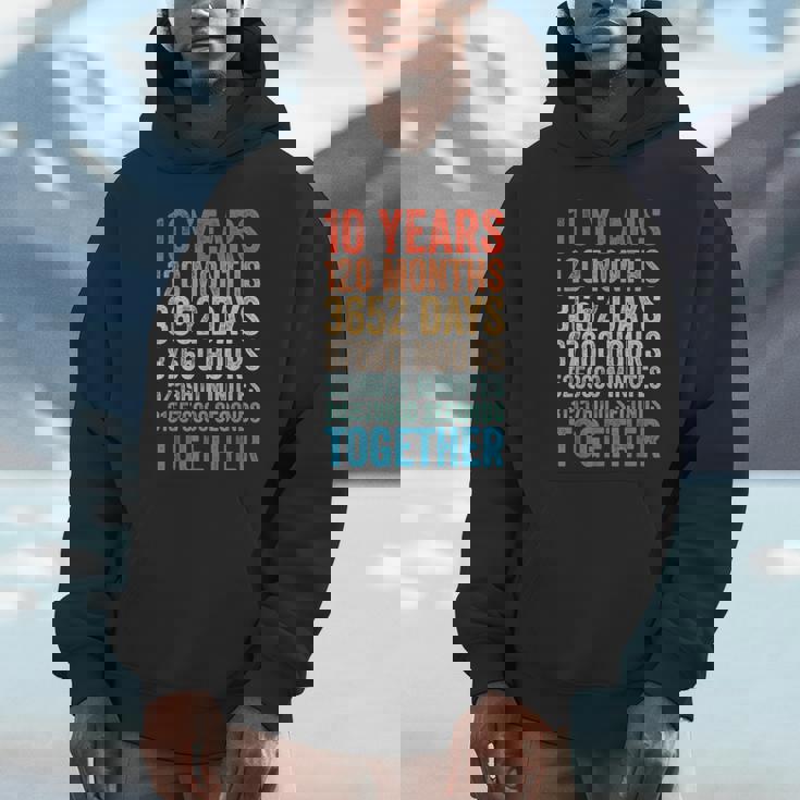 10年目の記念日 彼 彼女 カップル 10回目の結婚 パーカー