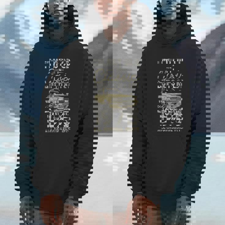 50 歳の誕生日、1975 年以来、クラシックカー、50 歳 Hoodie