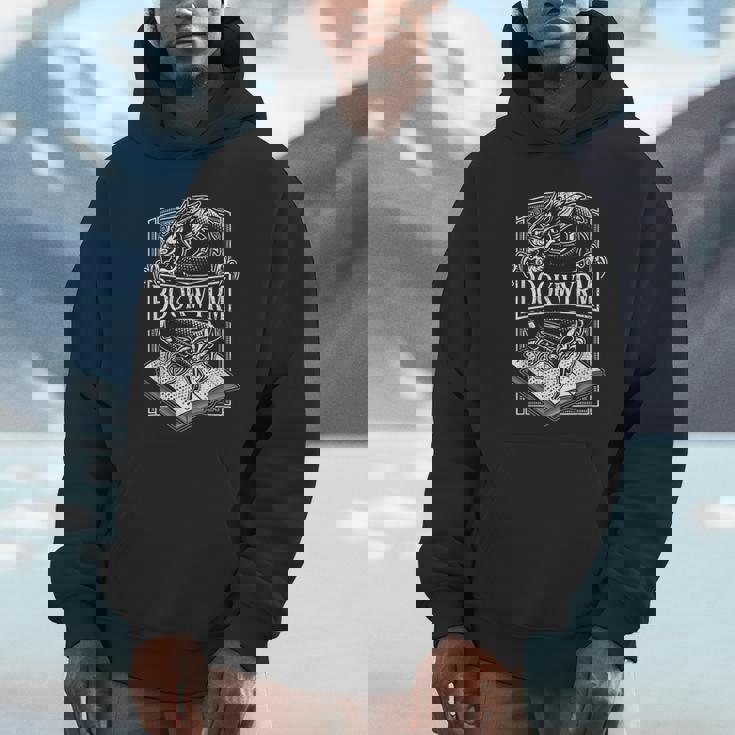 Book Wyrm Bookwyrm ドラゴンリーディングラバー アンティーク調 パーカー