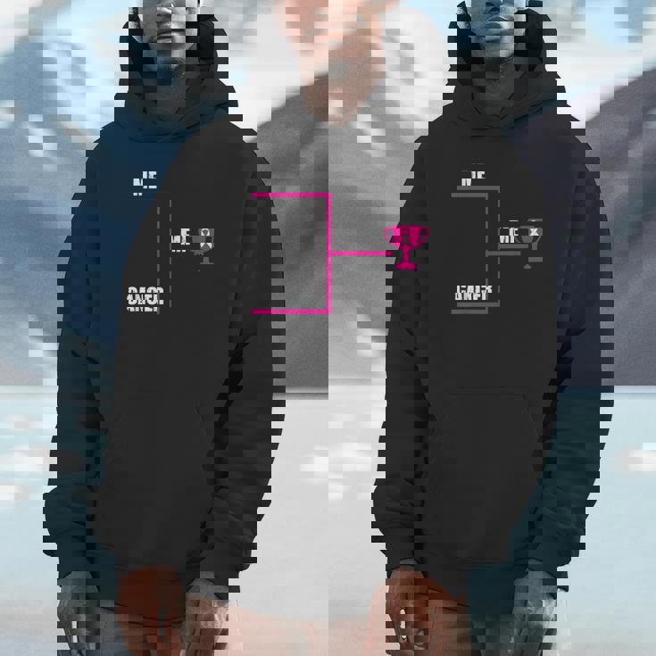 Breast Cancer Me Winner ブラケット インスピレーショナル啓発ギフト Hoodie