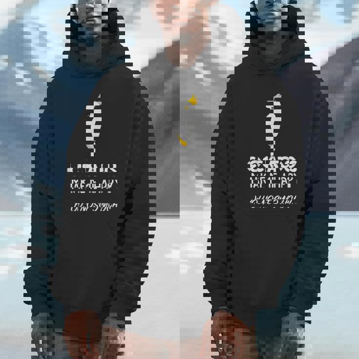 Cockatoos Make Me Happy Cockatoo パーカー