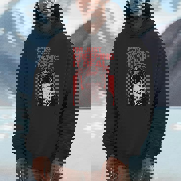 Creeping It Real ゴシック アニメ ソフト グランジ エモ オタク Hoodie