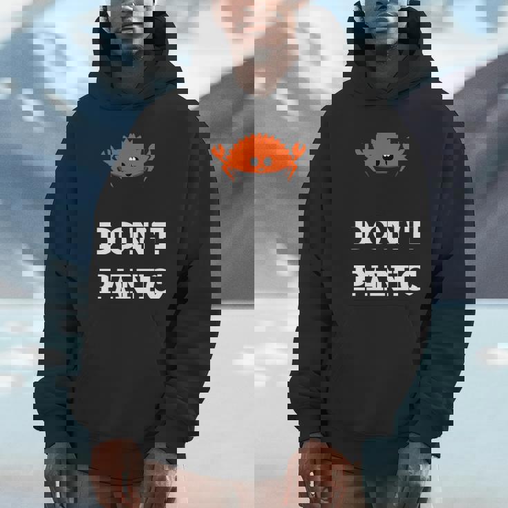 Don't Panic Rustacean Ferris The Crab Rustプログラミング 長袖tシャツ パーカー