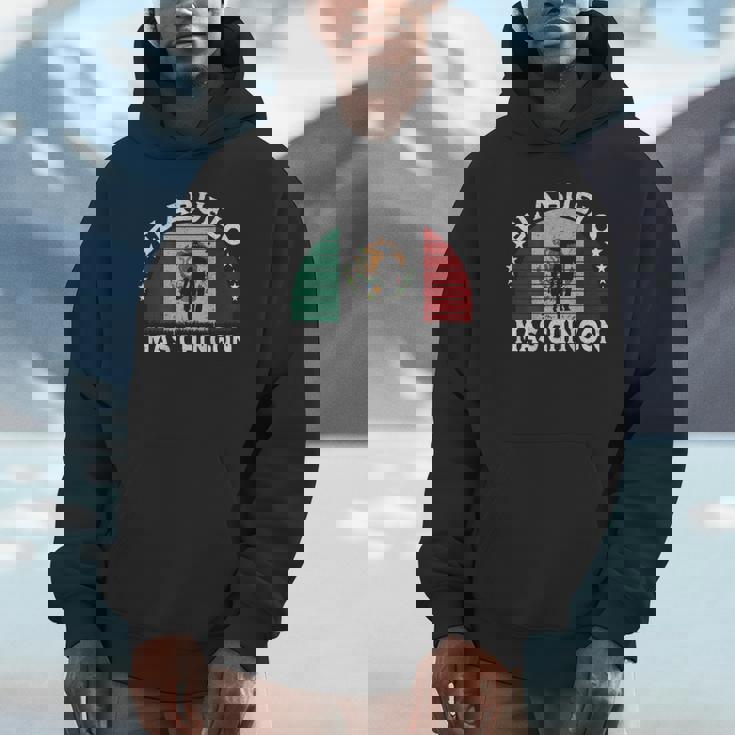 El Abuelo Mas Chingon Mexican Grandpa Cinco De Mayo Flag Hoodie