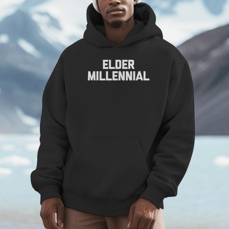Elder Millennial 面白いことわざ皮肉なノベルティ クール パーカー