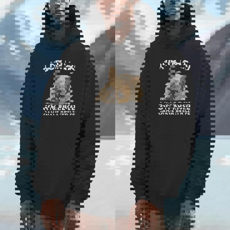 Frenchie Better Life French Bulldog Dog Lover Unisex Hoodie