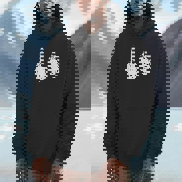 Fuck You シャツ 中指ポインティング Fuk You FUck You Hoodie