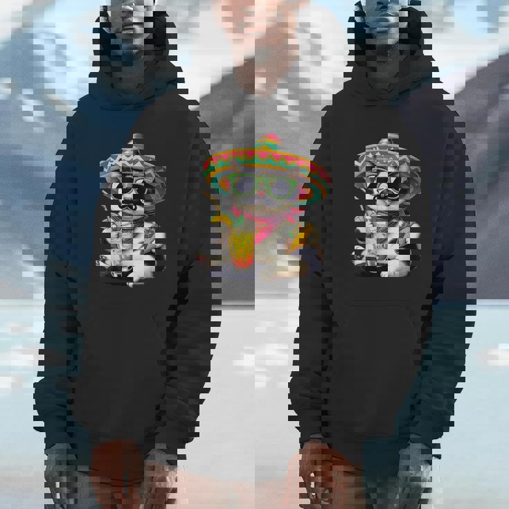 Cinco De Mayo Cat Lovers Tacos Fiesta Humor Meow Hoodie