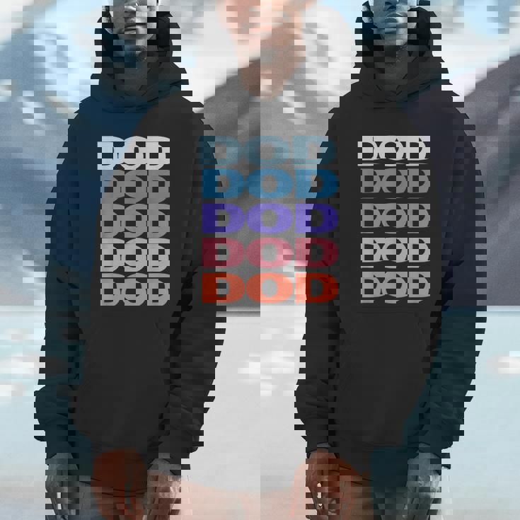 Modern Repeated Text Dod パーカー