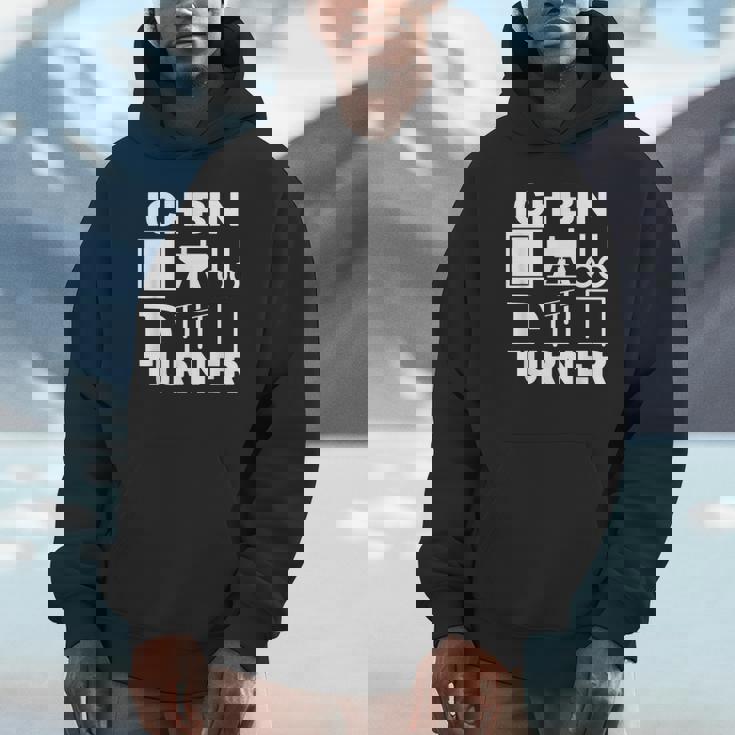 Ich Bin ターナー アート 体操モチーフ 男の子 メンズ パーカー