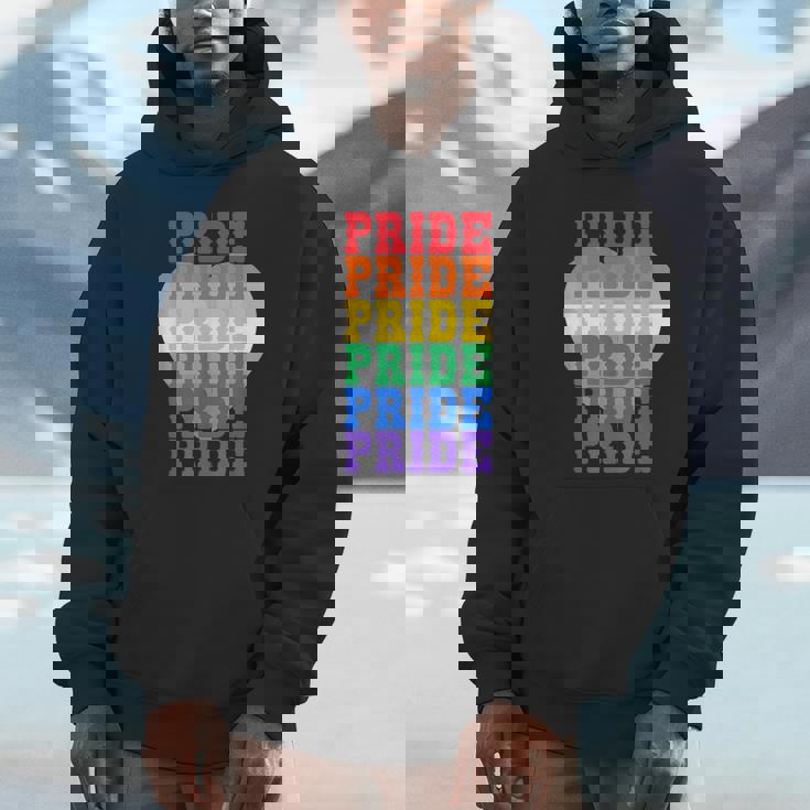 Lgbtq レインボーカラーのプライド Hoodie