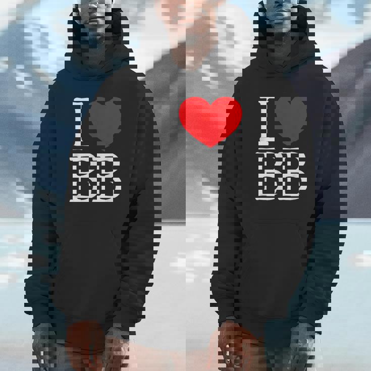 I Love ハート Bb パーカー