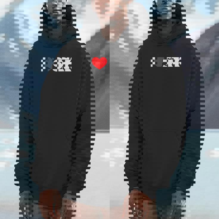 I Love ハートrk パーカー