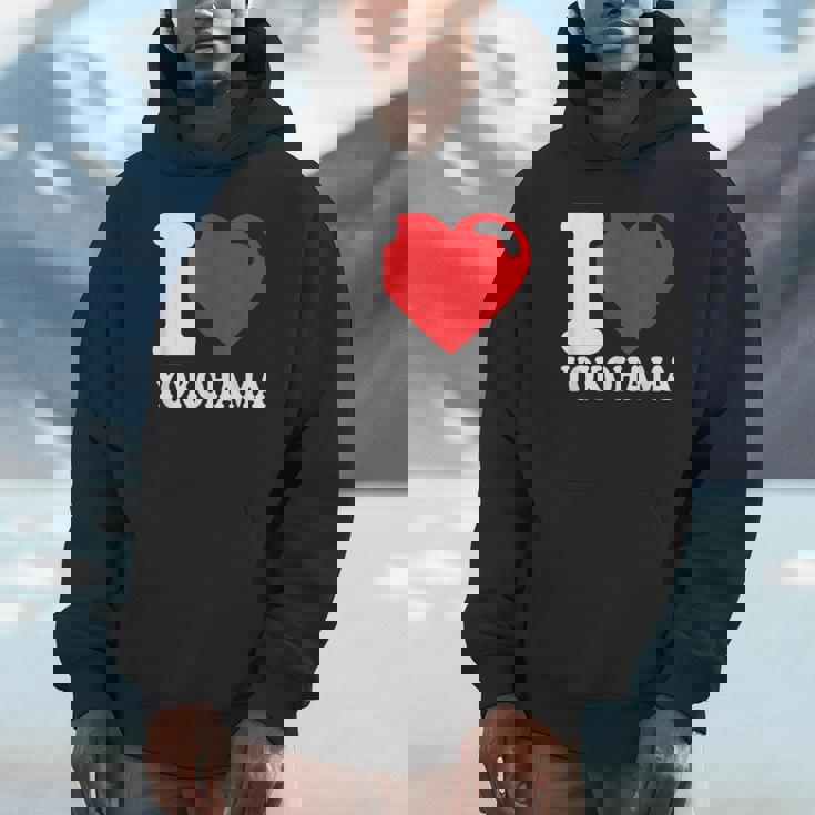 I Love 横浜市 日本文化 美しい日本 横浜大好き パーカー