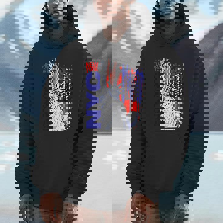 Nyc ニューヨーク市自由の女神 アメリカ国旗 パーカー