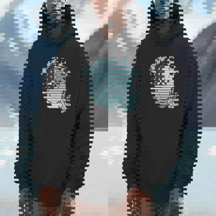 Peace Out 星条旗 ピースサイン 男女 色あせ パーカー