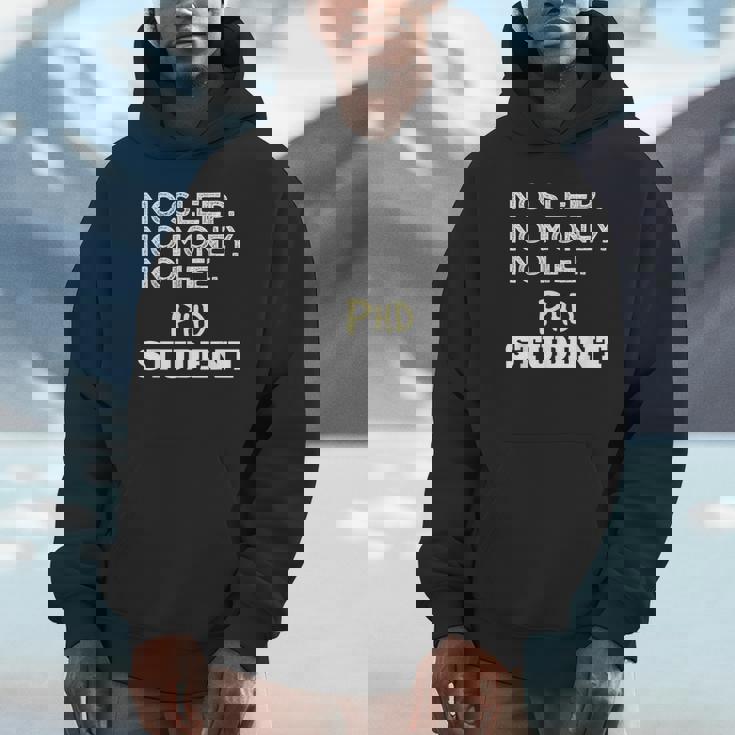 PhD Noleep No Money No Life Phdtudent パーカー