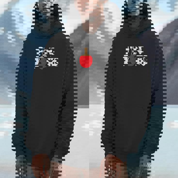 Ping Pong ピンポン卓球 おもしろレトロ Hoodie
