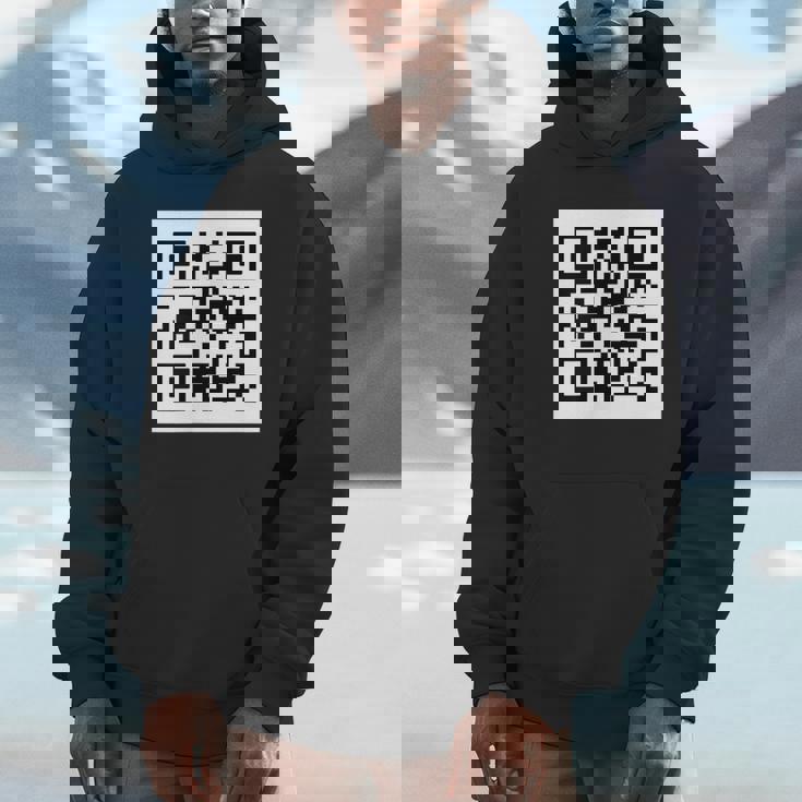 Rickroll Qrコードリンクミーム Hoodie