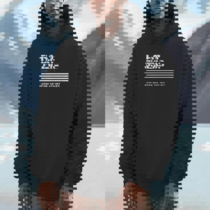 Team Jesus キリストの弟子 詩、聖書、キリスト教徒 パーカー