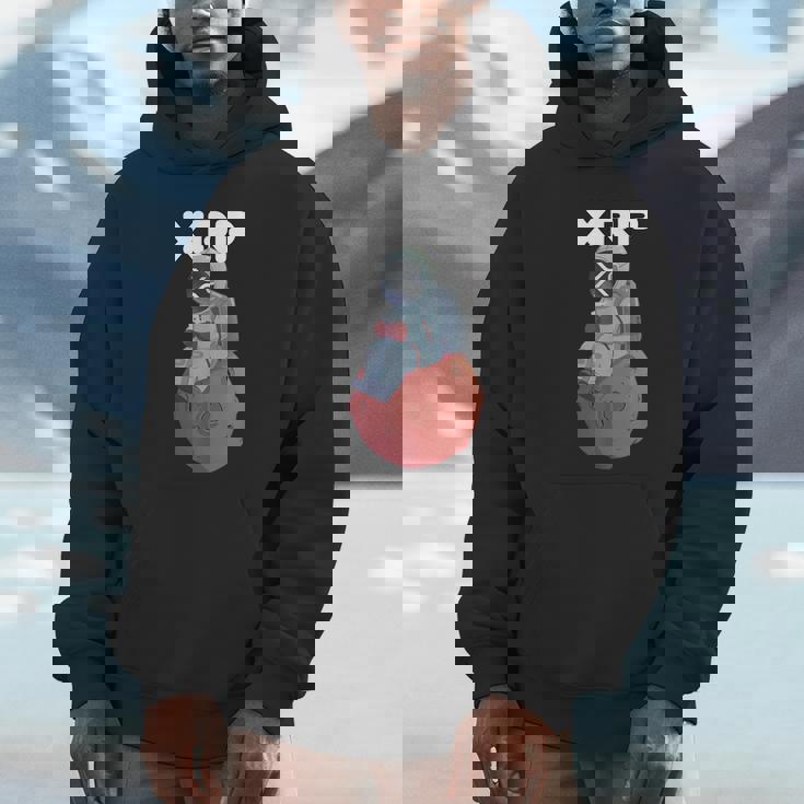 Xrpかわいい月の男暗号通貨電話トレーダー Hoodie