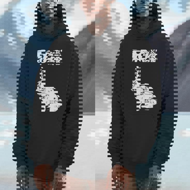 うさぎの撫で方解説 ウサギ好き うさぎ好き うさぎの飼い主 おもしろ うさぎ 兎 Hoodie