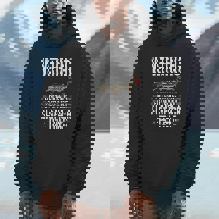 アリゲーターガーフィッシュギフト 釣り農場 パーカー