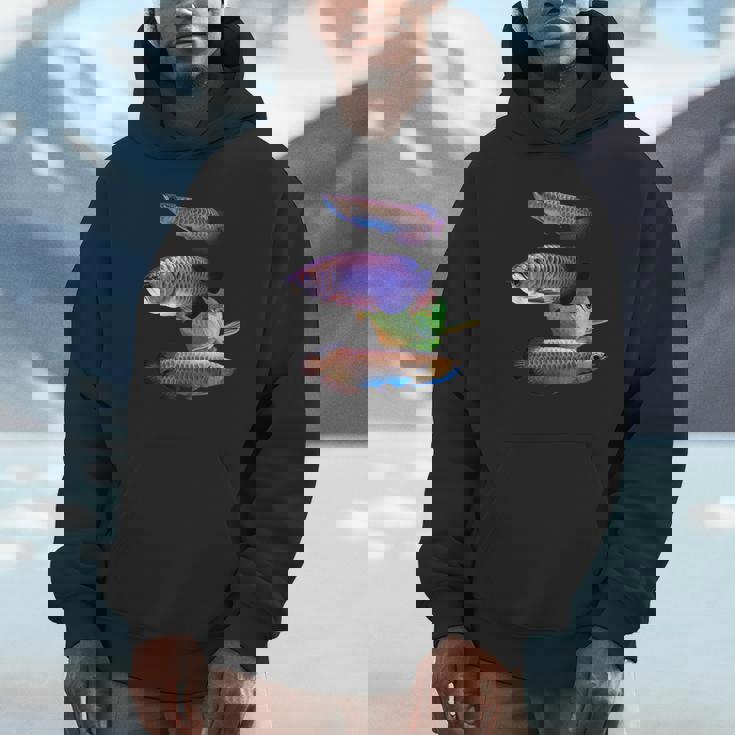 アロワナ 水槽 水槽 愛好家 大型 アロワナ デザイン Hoodie