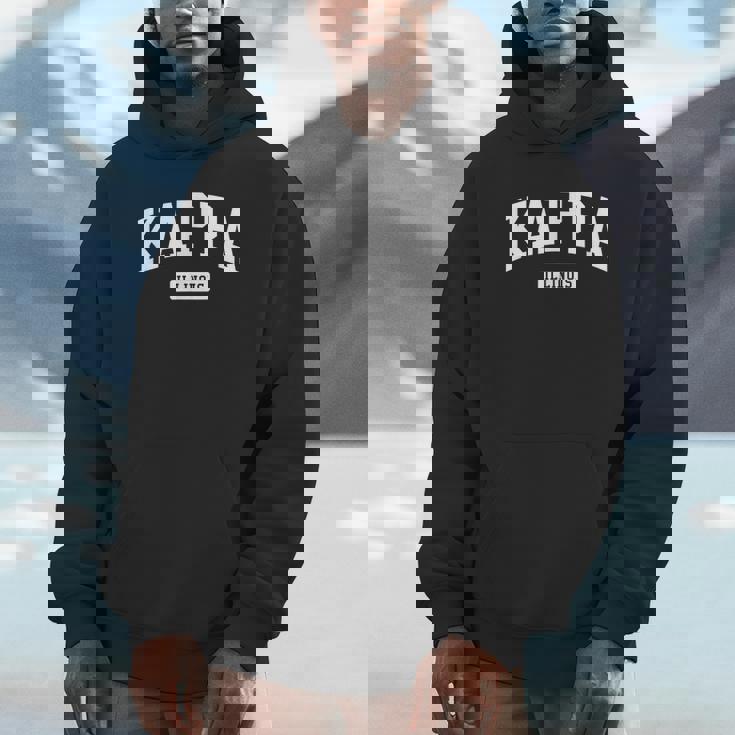 イリノイ州カッパ ビンテージ アスレチック スポーツ デザイン パーカー