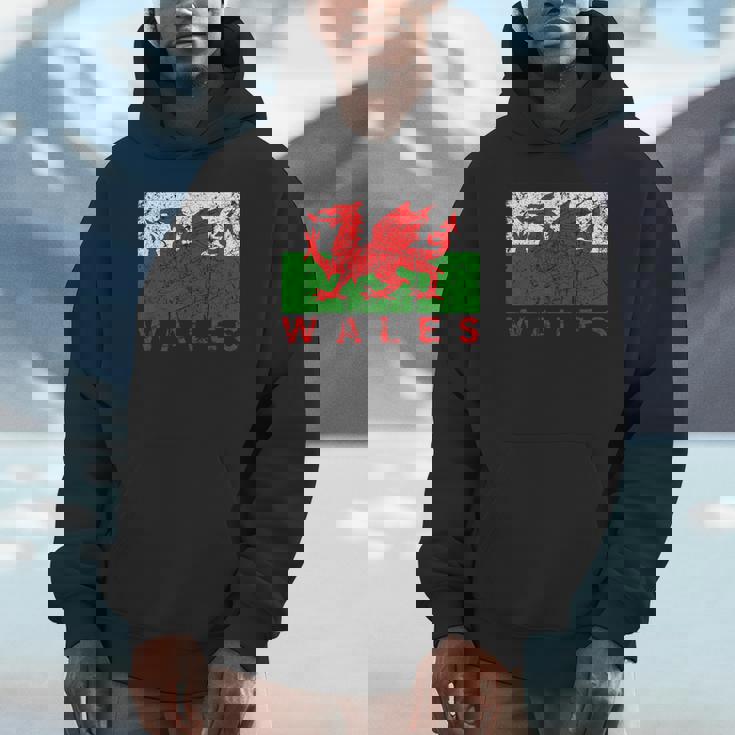 ウェールズ国旗 ウェールズ ドラゴン アンティーク調 メンズ レディース キッズ パーカー