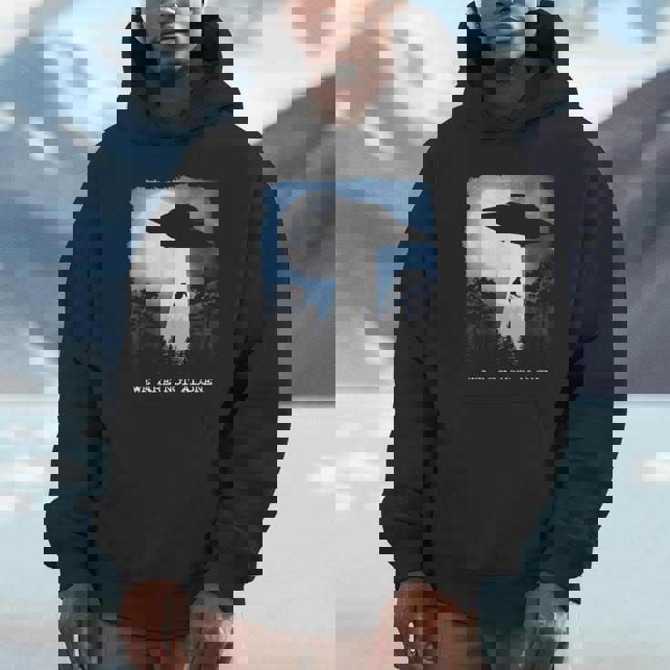 エイリアン アブダクション 牛 Ufo We Are Not Alone ギフト Hoodie