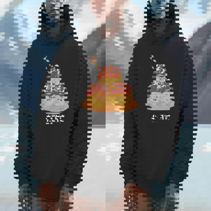 カワイイ たこ焼き 和 大阪 日本食 ひらがな 文字 パーカー