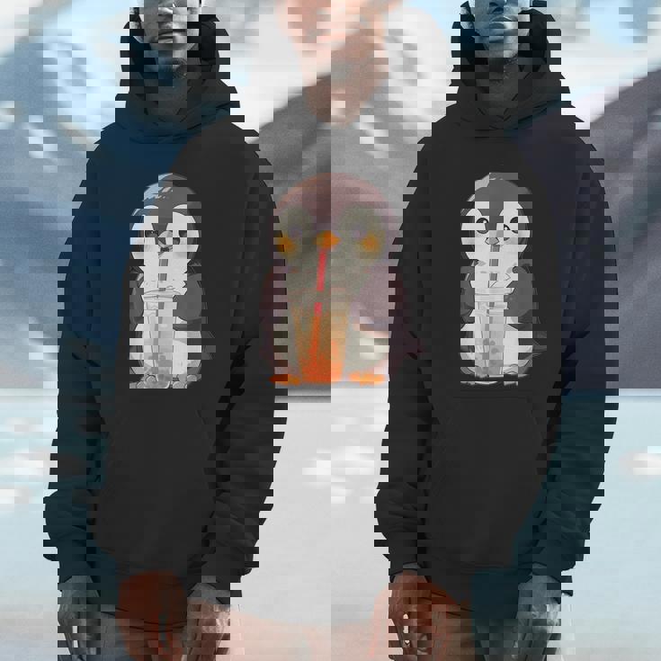 カワイイ ペンギンドリンク バブルティー ペンギンボバ Hoodie